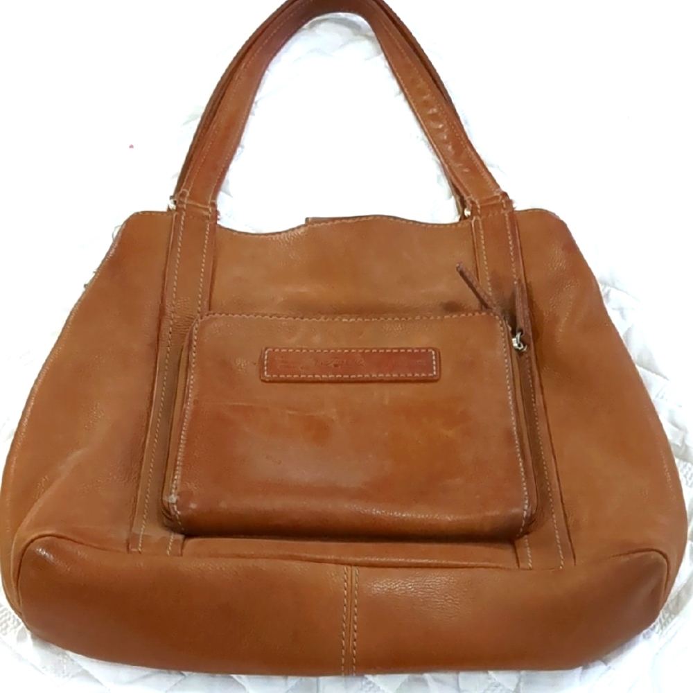 Fossil Brown Leather Shoulder Bag